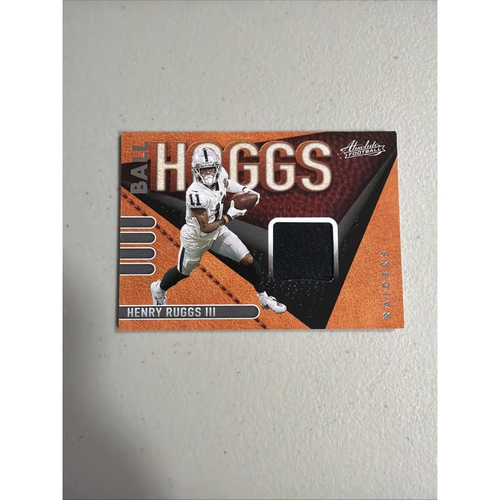 2021 Absolute Football Trading Card Ball Hoggs JERSEY #BH11 Henry Ruggs III